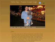Tablet Screenshot of nathanhaze.com
